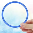 thumbnail image 3 of Uxcell Plastic Ring-Toss Rings for Bottles Carnival Rings Plastic Hoops for Speed and Agility Practice Outdoor Party Blue 4.3 Inch, 3 of 7