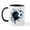 White/Black Inside, variant on CafePress - Soccer Ball Burst Mug - 11 oz Ceramic Mug - Novelty Coffee Tea Cup