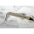 thumbnail image 3 of Kingston Brass KS8026DKL Kaiser Two-Handle 3-Hole Wall Mount Roman Tub Faucet in Polished Nickel, 3 of 6