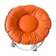 thumbnail image 4 of Taburete giratorio de 360 degree con asiento bajo y ruedas, para tareas domésticas, silencioso, resistente, pequeño naranja, 4 of 9