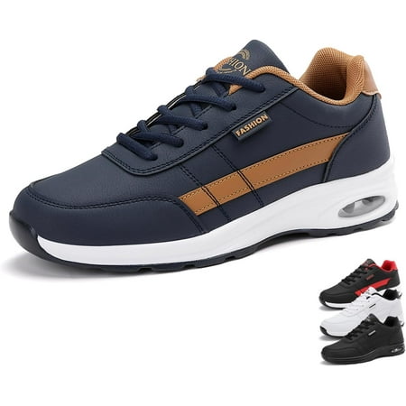 

Men Kilboot Orthopedic Shoes Lace-Up Sneakers Extended Width Foot and Heel Comfortable Breathable Anti-Slip Low Top Walking Shoes