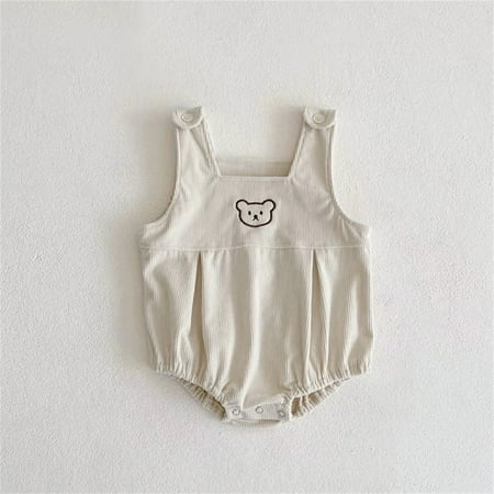 

Boys Clothing Baby Girls Boys Ribbed Cotton Sleeveless Summer Romper Bodysuit Clothes