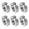 thumbnail image 1 of 6pcs ear hole free titanium steel personalized fashion Korean frosted ear clip, 1 of 5