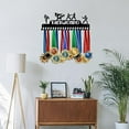 thumbnail image 5 of Taekwondo Medal Hanger Display 20 Hooks Medal Holder Rack Wall Mount Hanger Decor Trophy Shelf Award Rack Award Ribbon Hanger with Gift Box for Over 50 Medals Easy to Install, 5 of 9