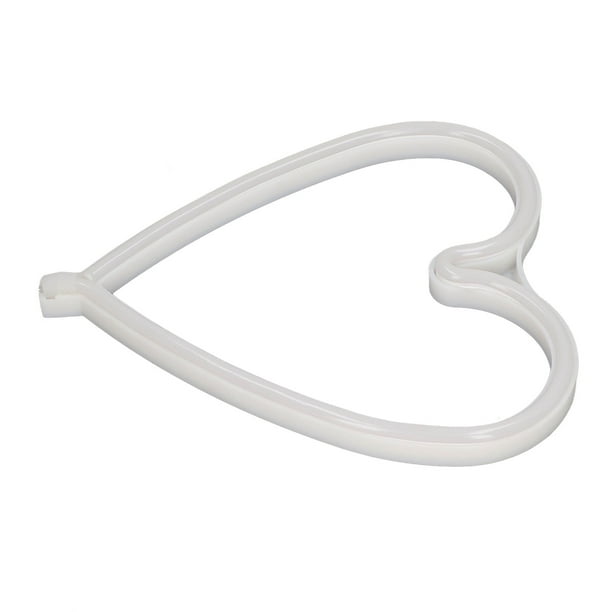 Luz de neón en forma de corazón, luz de neón LED Luz de neón LED de corazón Luces de neón coloridas Rendimiento sólido