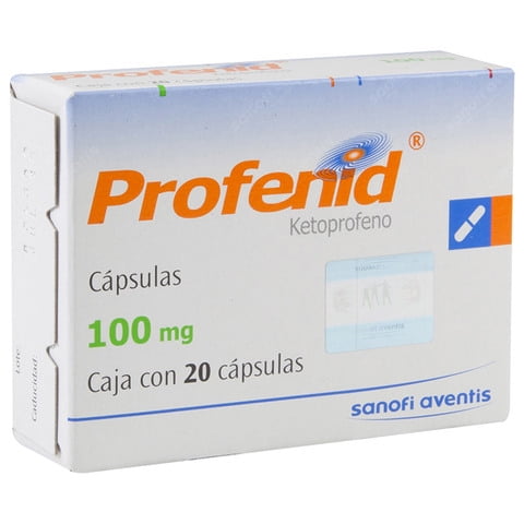 Profenid 100 mg 20 cápsulas