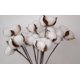 thumbnail image 5 of Paquete de 30 flores de algodón secas reales con tallo, 30 cm, 5 of 5