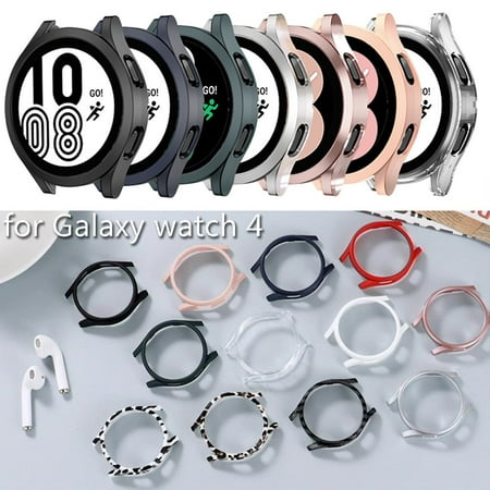 Cover for Samsung Galaxy watch 4 Case 40mm 44mm Accessories PC all-around Bumper Protector Galaxy Watch 4 Classic 46mm 42mm CaseBlack