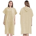 thumbnail image 1 of Wraps Soft Microfiber Hooded Poncho Towel Bathrobe for Swimming Surfing Beach Yoga Gym Travel Lightweight Comfortable Changing Robe, 1 of 2