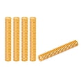 thumbnail image 1 of Troquel Resorte, 16mm OD 100mm Largo 5 Piezas Espiral Estampado Ligera Carga Compresión Troquel Resortes para Impresora 3D Eléctrica Pieza, Amarillo, 1 of 5