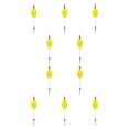 thumbnail image 2 of Wosthever Caña de pescar a la deriva resistente al agua con rotación de 360 ​​°, boya de alarma ligera y brillante, accesorios de equipo de pesca Amarillo 10piezas Wosthever CBP389648, 2 of 4