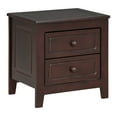 thumbnail image 5 of Harper & Bright Designs Wood Retro Nightstand with 2 Drawers for Bedroom, Mid Century Nightstand End Table BedsideTable, Walnut, 5 of 9