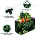 thumbnail image 3 of Tropical Jungle Palm Leaves Large Capacity Reusable Foldable Oxford Cloth Toy Basket - Beach Bag, Shopping Bags, Laundry Basket, 3 of 7