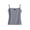 Gray, variant on Summer Halter For Women Velvet Spaghetti Strap Crew Neck Ruffled Casual Comfy Basic Camisoles With Bow (XL, Gray)