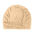 thumbnail image 3 of Women's Fashion Muslim Turban Hat, Soft Stretch Hijab Undercap, Full Cover Inner Cap Adult Headwear for Daily Wear and Prayer Khaki, 3 of 3