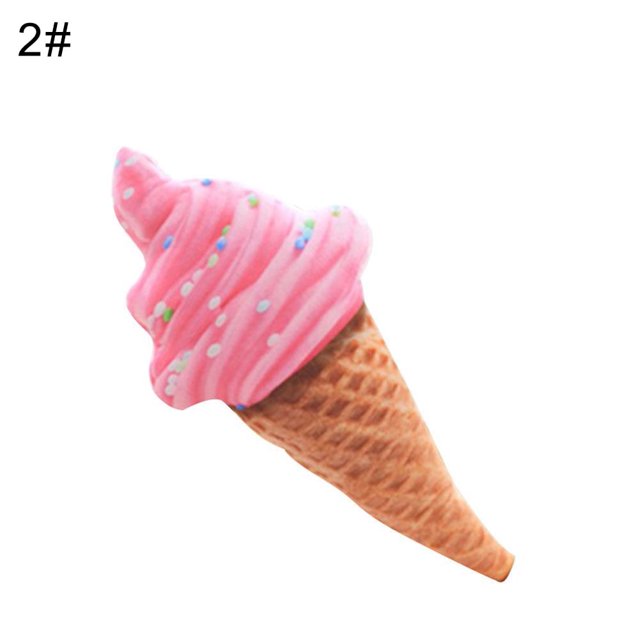 Muñeco de helado de peluche en 3D de simulación ZTGD, cojín suave para sofá, ropa de cama, decoración