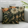 thumbnail image 3 of Nawypu  Flowers and Birds Throw Pillow Cushion CoversArt Nouveau Style Vintage Old Retro Style Decorative Square Accent Pillow Case, 3 of 5
