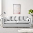 thumbnail image 2 of Sofa, Fabric, Light Grey Gray, Modern Contemporary Urban Design, Living Lounge Room Hotel Lobby Hospitality, 2 of 10