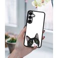 thumbnail image 5 of WIRESTER Shockproof Soft Rubber Cover Case for Samsung Galaxy S25 6.2" 2025, Animal Black White Tuxedo Cat, 5 of 5