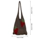 thumbnail image 3 of Bolso informal para mujer, bolso tejido con patrón de fresa estético para mujer y niña Sywqhk Para Estrenar, 3 of 3