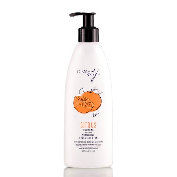 Loma Hair Care Citrus Hand & Body Lotion, Orange, Grapefruit & Tangerine, 8 fl. oz.