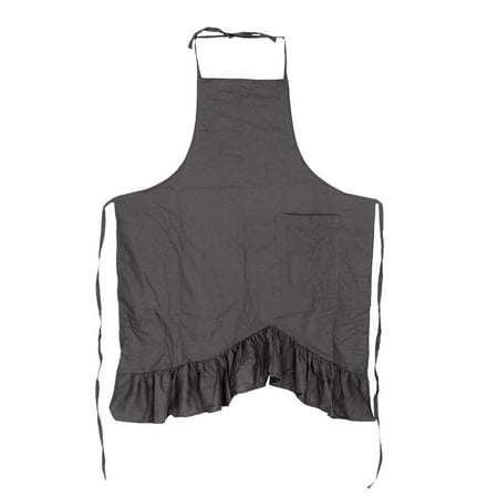 

Apuakthei Women s Cute Painter Baking Art Linen Apron Fishtail Ruffle Dress Kitchen Cooking BBQ Shop Apron