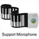 thumbnail image 4 of Piano Electrónico Portátil de 49 Teclas con Teclado de Silicona Suave, Compatible con Bluetooth, Regalo para Niños, Multicolor, 4 of 5