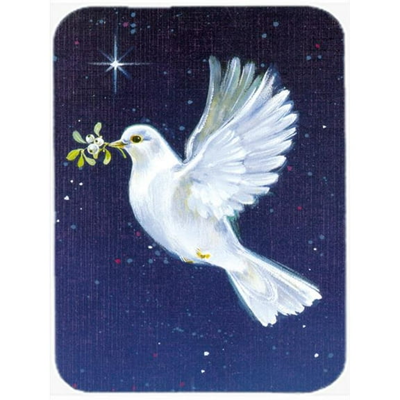 Peace Dove with the Olive Branch Mouse Pad, Hot Pad or Trivet
