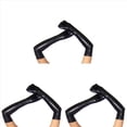 thumbnail image 1 of 3X Long Gloves in Leather Optics One Size Black - Black, 1 of 8