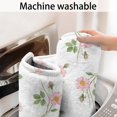 thumbnail image 5 of Pioneer Flower Floral Print Pattern Bathroom Rugs Mat, Non Slip Microfiber Bathroom Rug with Rubber Backing, Soft Mats for Bathroom Floor Tub Shower, 17"x27", 5 of 5