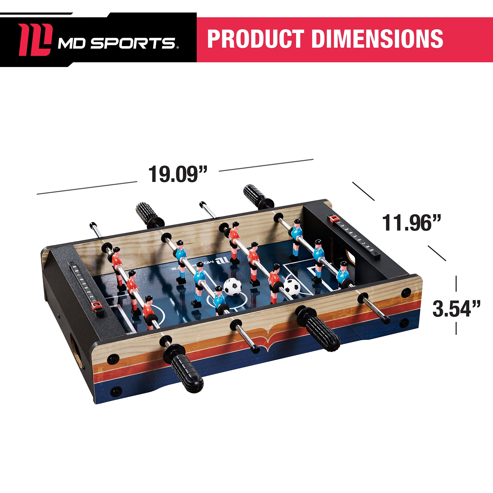 MD Sports 20 inch Tabletop Foosball - Walmart.ca