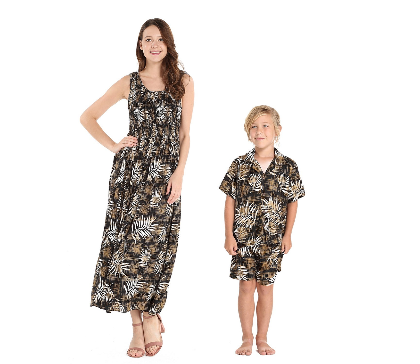 two piece luau outfit