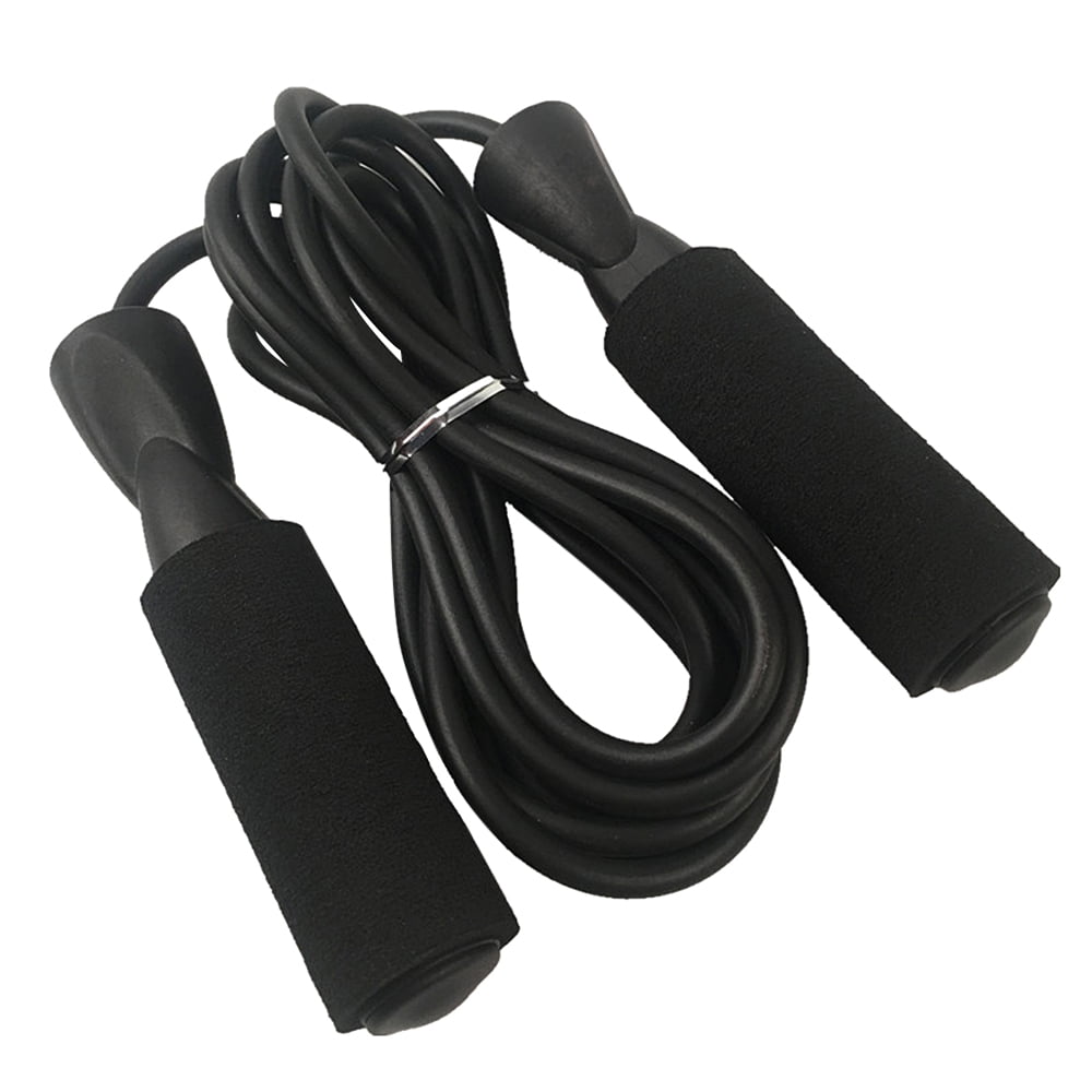 Jump Rope,No Tangling Bearing Comfortable Soft Foam Handle,Adjustable length fitness skipping rope Braided Steel Rope,Durable And Smooth,Very Suitable For Indoor And Outdoor Exercise Aerobic Exercise