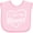 AD-Pink, variant on Inktastic I Love My Mommy in White Chalk Heart Boys or Girls Baby Bib