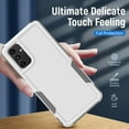 thumbnail image 4 of Xhy Samsung Galaxy A15 5G Case with Screen Protector Military Grade Double Layer Drop Resistant Durable for Galaxy A15 5G Phone - White Grey, 4 of 9