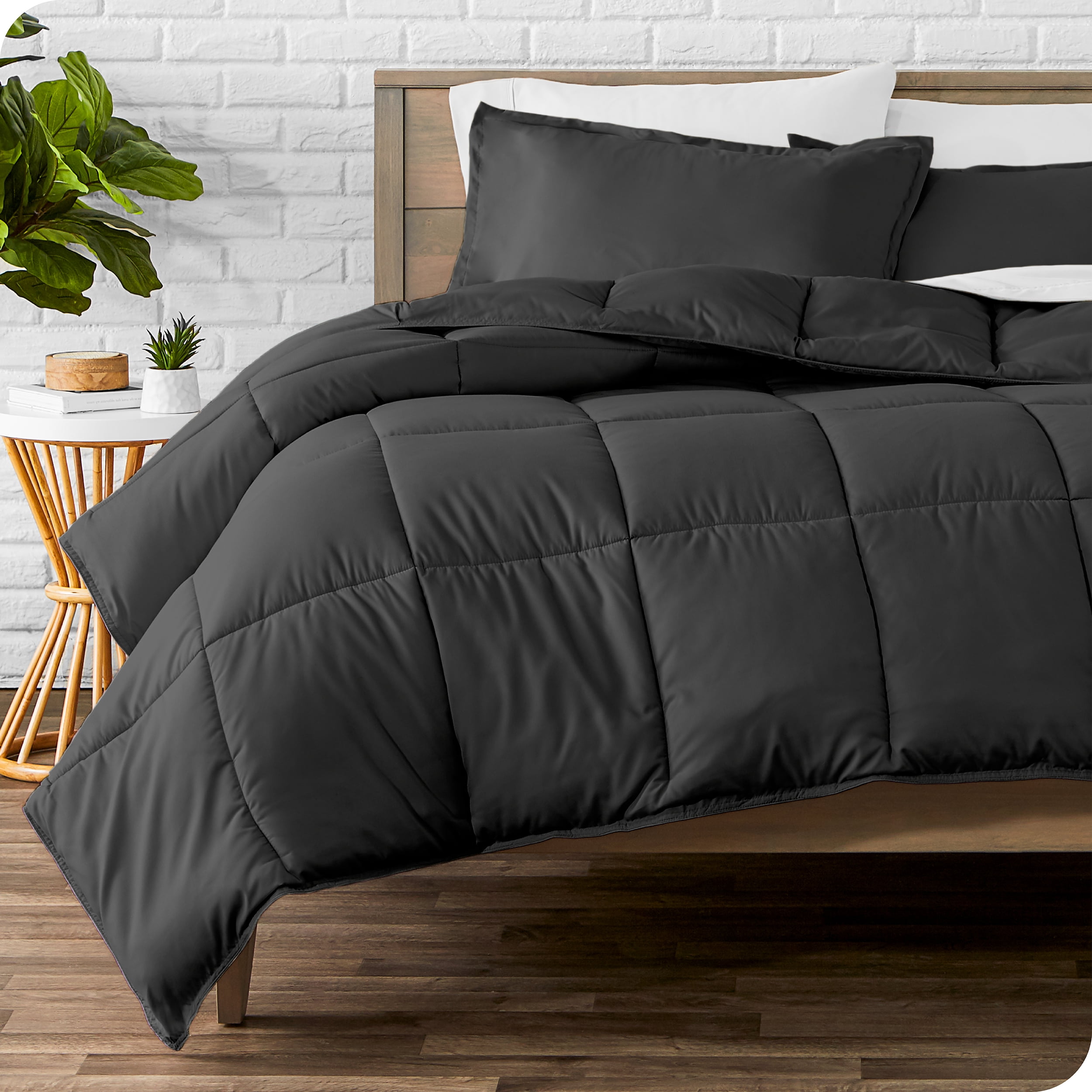 Bare Home Goose Down Alternative Comforter Set, Premium 1800 Collection ...