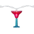 thumbnail image 4 of Northlight Margarita Glass Indoor Outdoor Patio Light Set - 9' White Wire - 10ct, 4 of 5