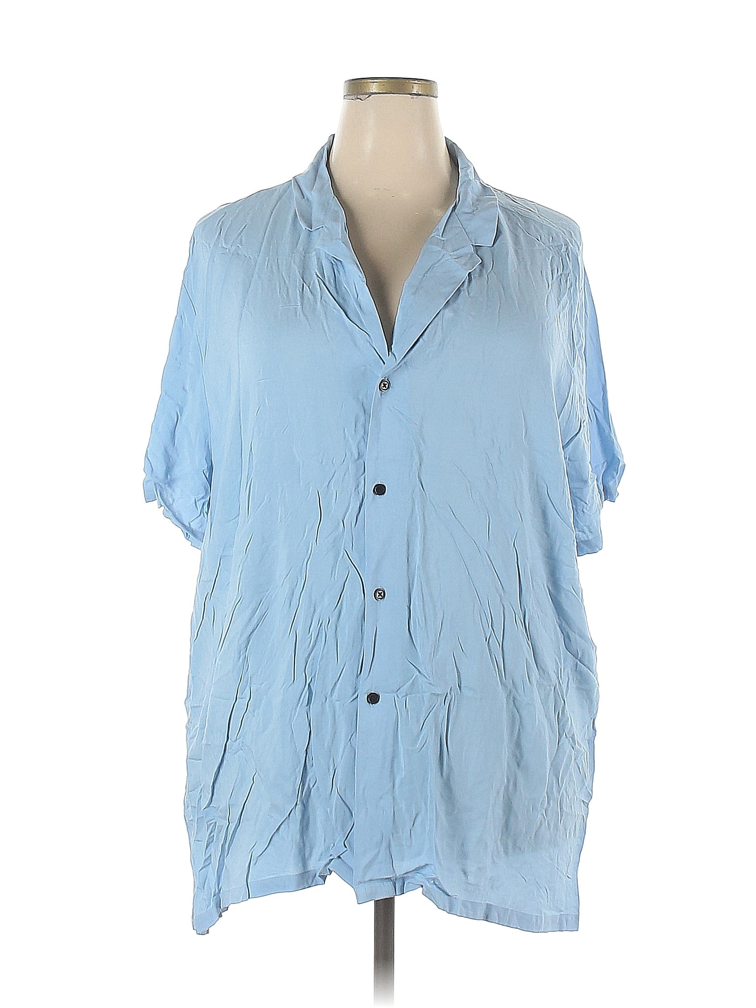 Pre-Owned ASOS Womens Size 2X Plus Short Sleeve Zambia Ubuy