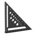 thumbnail image 1 of Regla Triangular De 7 Pulgadas Guía De Sierra Transportadora De Nivel De Escala De Grabado Láser De aleación De Aluminio Con Mano De Obra Exquisita Para Proyectos De, 1 of 7