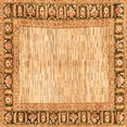 thumbnail image 1 of Ahgly Company Indoor Square Abstract Orange Modern Area Rugs, 7' Square, 1 of 4