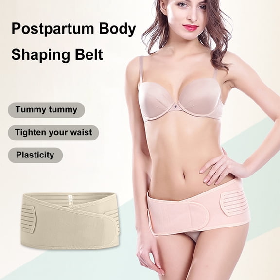 Tnobhg Postpartum Abdomen Belt Band Promotes Uterine Contraction Pelvic Recovery Dual Use Cesarean Belt for Body Reshaping Confidence