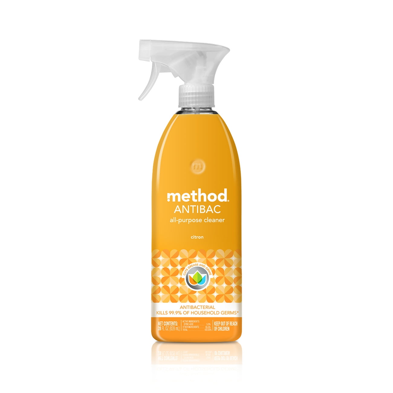 Method Antibacterial AllPurpose Cleaner, Citron, 28 Ounce Walmart