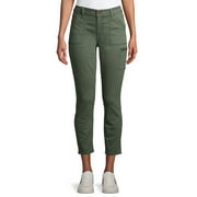 EV1 from Ellen DeGeneres Preston High Rise Skinny Ankle Utility Jeans Women's (Thyme)