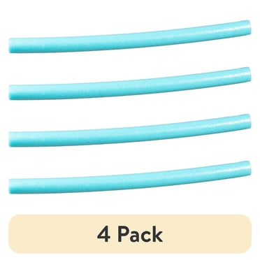 (4 pack) Big Joe Swim Pool Noodle (Single Unit), Teal, 50 inches long, 2.25 inches wide