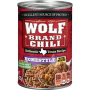 WOLF BRAND Homestyle Chili With Beans, 15 oz.