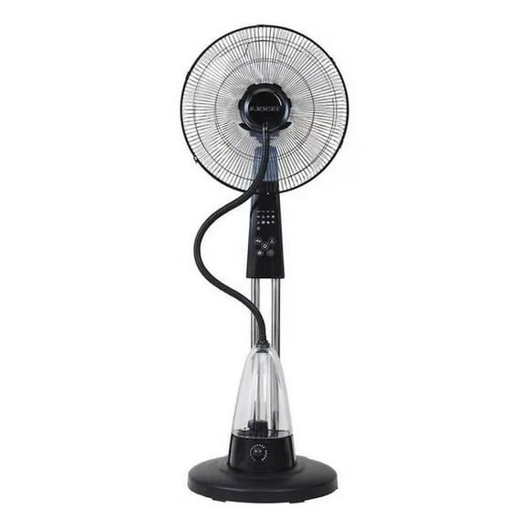 Ventilador Pedestal brisa abanico pie humificador tanque agua 16" 3 aspas premium