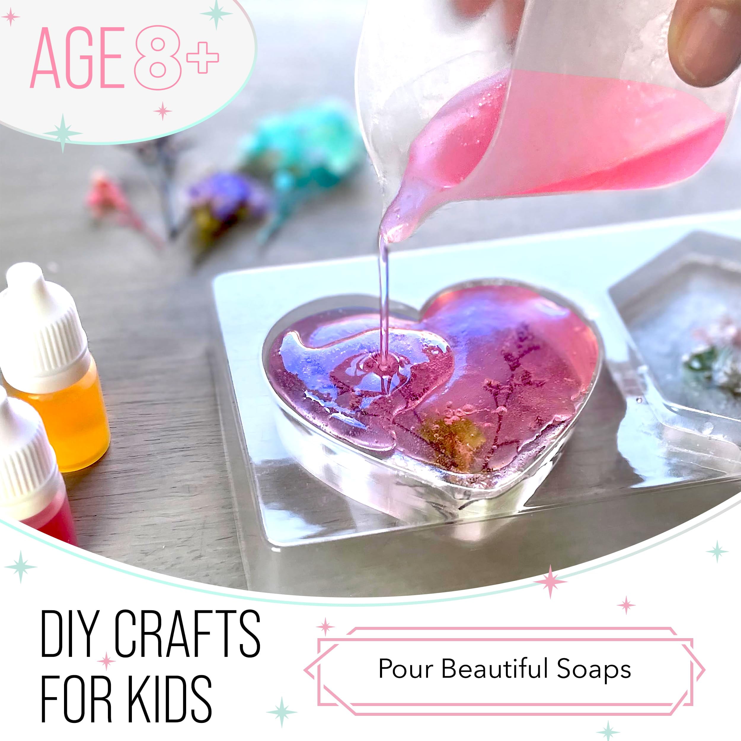 WishCraft Flower Power DIY Soaps Kit