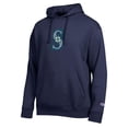 thumbnail image 2 of Men's Champion  Navy Seattle Mariners All Star Embroidered Logo Hoodie, 2 of 3
