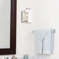 thumbnail image 2 of Elegant Lighting Monaco Transitional Glass Crystal Wall Sconce 1 Light E12 Flat Black, 2 of 2