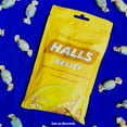 HALLS Relief Honey Lemon Cough Drops, 30 Drops